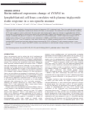 Cover page: Statin-induced expression change of INSIG1 in lymphoblastoid cell lines correlates with plasma triglyceride statin response in a sex-specific manner.