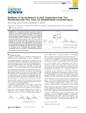Cover page of Synthesis of Cis,syndiotactic A-alt-B Copolymers from Two Enantiomerically Pure Trans-2,3-Disubstituted-5,6-Norbornenes