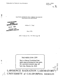 Cover page: MATRIX METHOD FOR THREE-ELEMENT EXTRACTION SYSTEMS