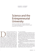 Cover page of Science and the Entrepreneurial University