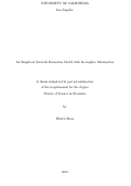 Cover page: An Empirical Network Formation Model with Incomplete Information