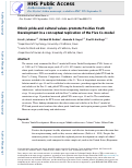 Cover page: Ethnic pride and cultural values promote positive youth development in a conceptual replication of the Five Cs model.