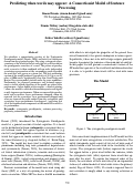 Cover page: Predicting when words may appear: A Connectionist Model of Sentence Processing