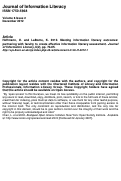 Cover page: Meeting information literacy outcomes: Partnering with faculty to create effective information literacy assessment