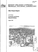 Cover page: Elise Project Report