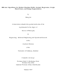 Cover page: Efficient Algorithms for Markov Random Fields, Isotonic Regression, Graph Fused Lasso, and Image Segmentation