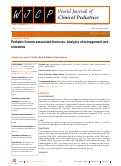 Cover page: Pediatric firearm-associated fractures: Analysis of management and outcomes