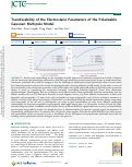 Cover page: Transferability of the Electrostatic Parameters of the Polarizable Gaussian Multipole Model