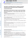 Cover page: Association of prenatal exposure to ambient air pollution with adverse birth outcomes and effect modification by socioeconomic factors