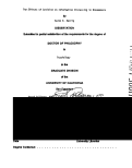 Cover page: The effects of cotinine on information processing in nonsmokers