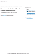 Cover page: Measurement of the half-life of 79Se with accelerator mass spectrometry