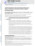 Cover page: Child reward neurocircuitry and parental substance use history: Findings from the Adolescent Brain Cognitive Development Study