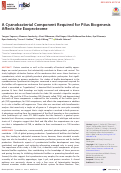 Cover page: A Cyanobacterial Component Required for Pilus Biogenesis Affects the Exoproteome