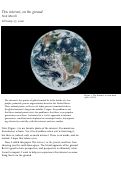 Cover page of This internet, on the ground