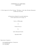 Cover page: A Novel Approach to Party Strategy: The Impact of the Issue Diversity Dimension on Electoral Outcomes