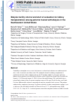 Cover page: Dialysis facility referral and start of evaluation for kidney transplantation among patients treated with dialysis in the Southeastern United States.