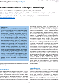 Cover page: Bevacizumab-induced subungual hemorrhage