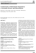 Cover page: Ustekinumab in Hidradenitis Suppurativa: A Systematic Review and Meta-analysis.