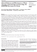 Cover page: Clinical Delivery and Effectiveness of Music Therapy in Hematology and Oncology: An EMMPIRE Retrospective Study.