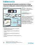 Cover page: Characterizing the genetic architecture of drug response using gene-context interaction methods