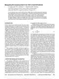 Cover page: Measuring the escaping beam ions from a tokamak plasma