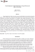 Cover page: Transforming Space? Spatial Implications of Yoga in Prisons and Other Carceral Sites