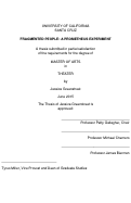 Cover page: Fragmented People: A Prometheus Experiment