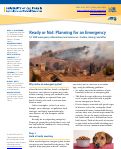 Cover page: Ready or Not: Planning for an Emergency