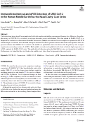 Cover page: Immunohistochemical and qPCR Detection of SARS-CoV-2 in the Human Middle Ear Versus the Nasal Cavity: Case Series