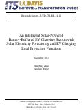 Cover page: An Intelligent Solar-Powered Battery-Buffered EV Charging Station with Solar Electricity Forecasting and EV Charging Load Projection Functions