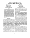 Cover page: Modelling the selection of Routing Action: Exploring the Criticality of Parameter Values