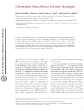 Cover page: Chlamydial Intracellular Survival Strategies