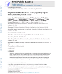 Cover page: Integrative identification of non-coding regulatory regions driving metastatic prostate cancer.