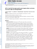 Cover page: AFP-L3 and DCP strongly predict early hepatocellular carcinoma recurrence after liver transplantation