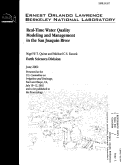 Cover page: Real-time water quality modeling and management in the San Joaquin River