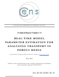 Cover page: Real-time Model Parameter Estimation for Analyzing Transport in Porous Media