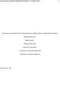 Cover page: Perceptions of romantic partners' responsiveness during a period of stressful uncertainty.