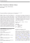 Cover page: Role of Synucleins in Alzheimer’s Disease