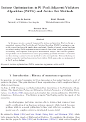 Cover page: Isotone Optimization in R: Pool-Adjacent-Violators Algorithm (PAVA) and Active Set Methods