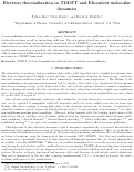 Cover page of Electron thermalization in TDDFT and Ehrenfest molecular dynamics