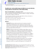 Cover page: Readmissions and postdischarge mortality by race and ethnicity among Medicare beneficiaries with multimorbidity.