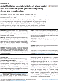 Cover page: Atrial fibrillation associated with heart failure treated by a 2-lead CRT-DX system (BIO-AffectDX): Study design and clinical protocol