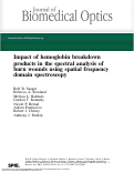 Cover page: Impact of hemoglobin breakdown products in the spectral analysis of burn wounds using spatial frequency domain spectroscopy