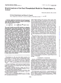 Cover page: Kinetic analysis of the dual phospholipid model for phospholipase A2 action.