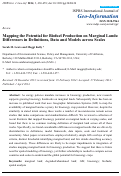 Cover page: Mapping the Potential for Biofuel Production on Marginal Lands: Differences in Definitions, Data and Models across Scales