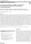 Cover page: Development and Validation of SCACOMS, a Composite Scale for Assessing Disease Progression and Treatment Effects in Spinocerebellar Ataxia.