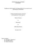 Cover page: The Behavior and Systematics of Extrafloral Nectary Associated Orasema (Hymenoptera: Eucharitidae)