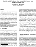 Cover page: Mutli-threaded Rendering of Unstructured-Grid Volume Data on the SGI Origin 2000