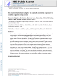 Cover page: An environmental air sampler to evaluate personal exposure to volatile organic compounds