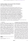 Cover page: Clarifying ambiguity in intraseasonal Southern Hemisphere climate modes during austral winter